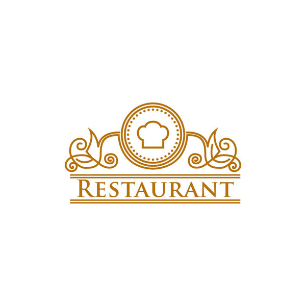 厨师帽logo设计图片