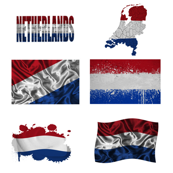 荷兰地图国旗