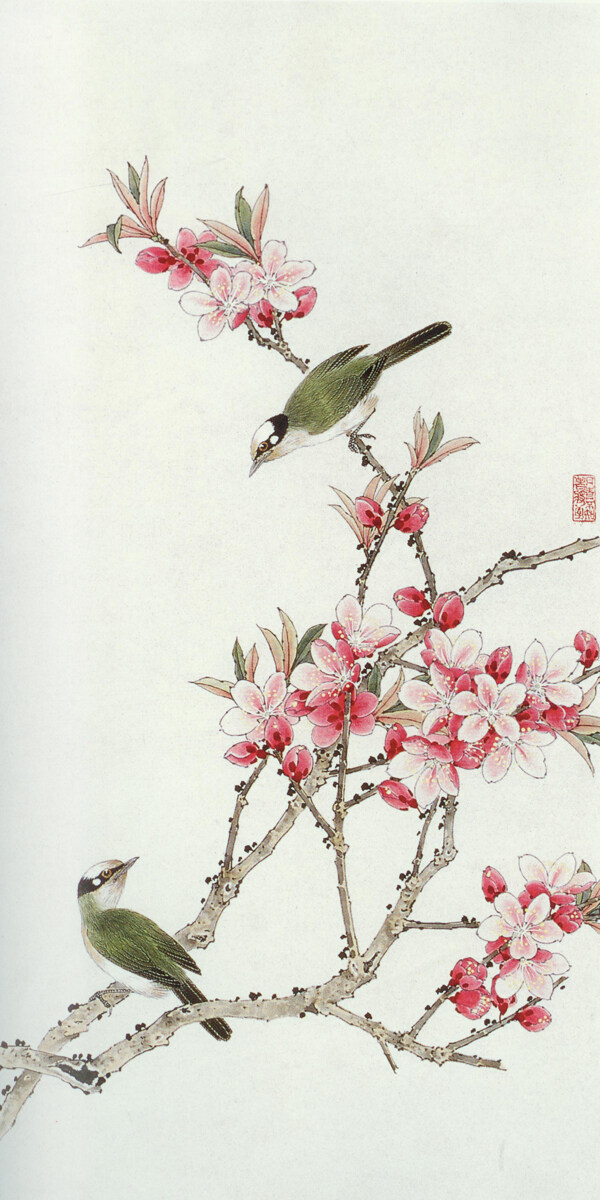 高清中式工笔花鸟