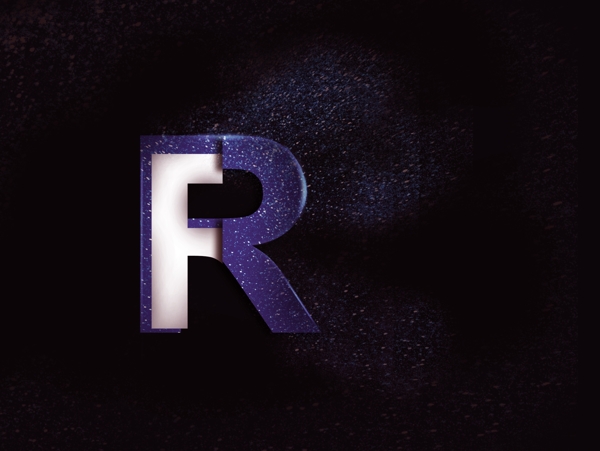 字母R艺术字