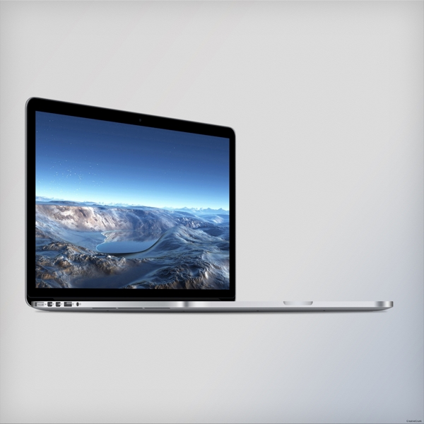 角度苹果笔记本MacBookPro样机设计模板