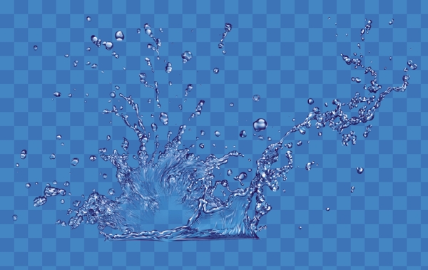 水系列PSD分层素材图片