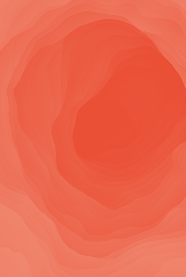 简约扁平抽象玫瑰纹理珊瑚橙背景