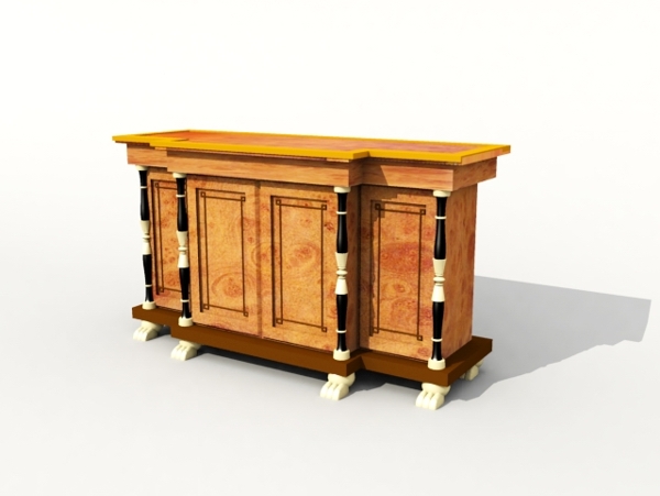 欧式古典的实木家具