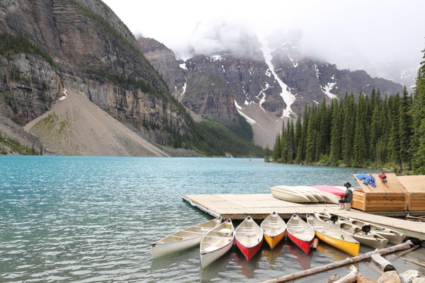 加拿大碛湖小船