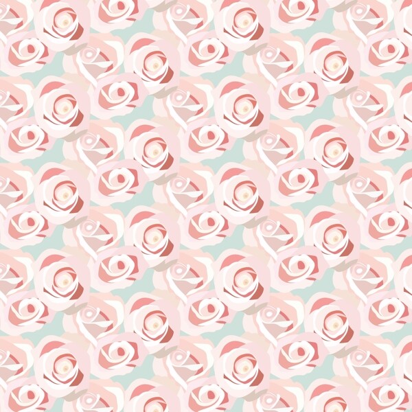 粉红玫瑰装饰图案背景