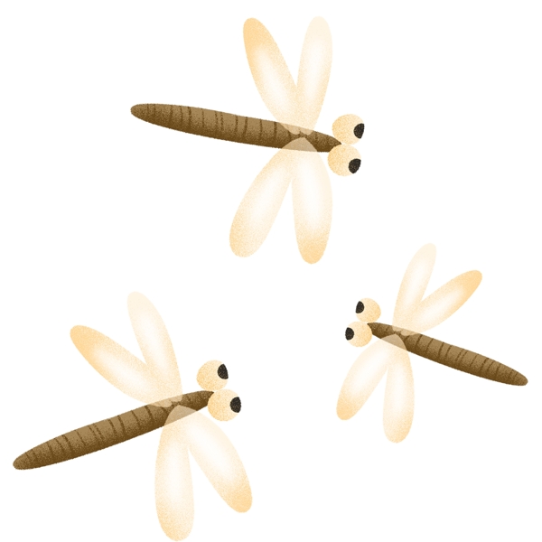 卡通装饰小蜻蜓昆虫