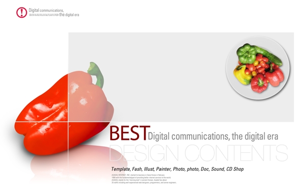 蔬菜水果宣传页宣传单海报