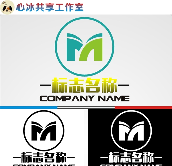 M字母logo