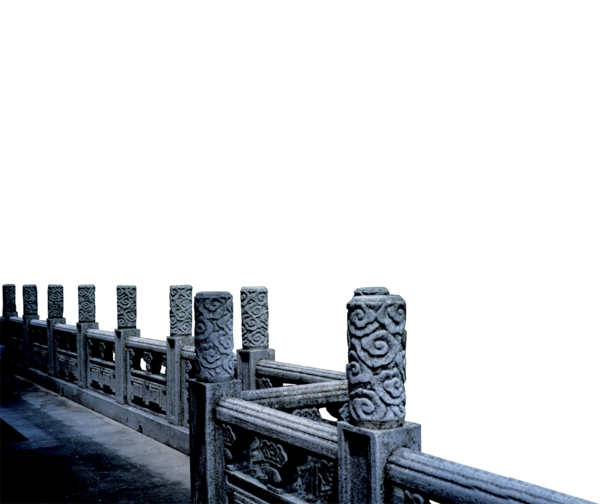 中式复古桥柱