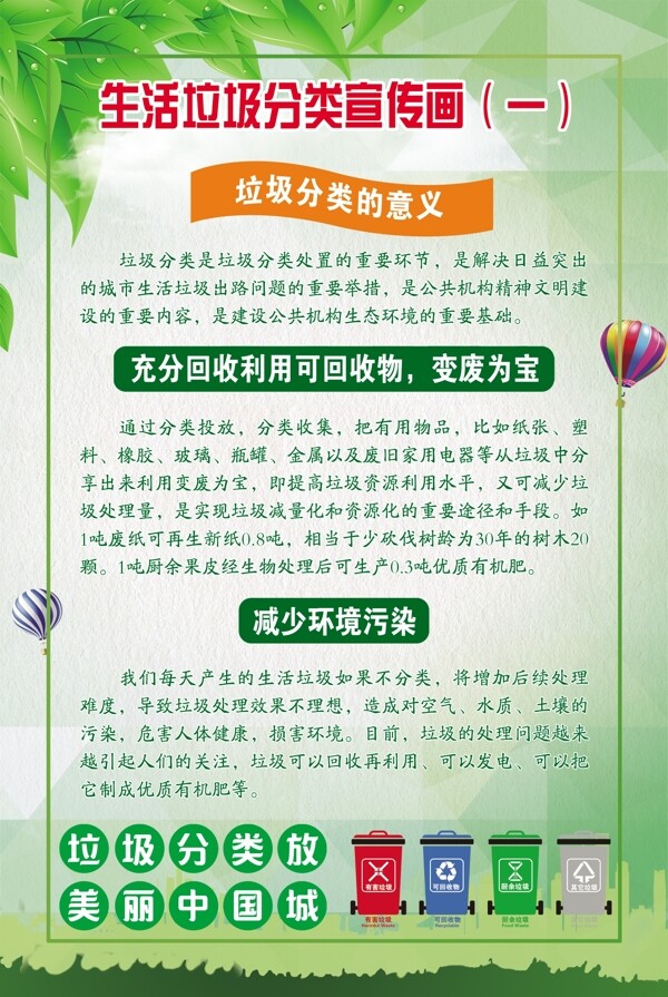 垃圾分类制度图片