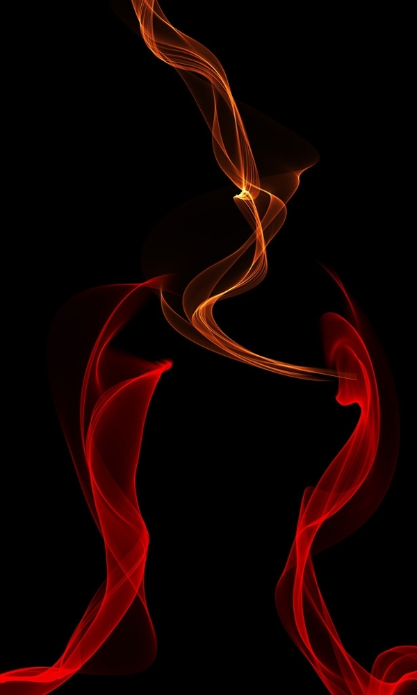 炫酷红色火焰彩带光效分层图片