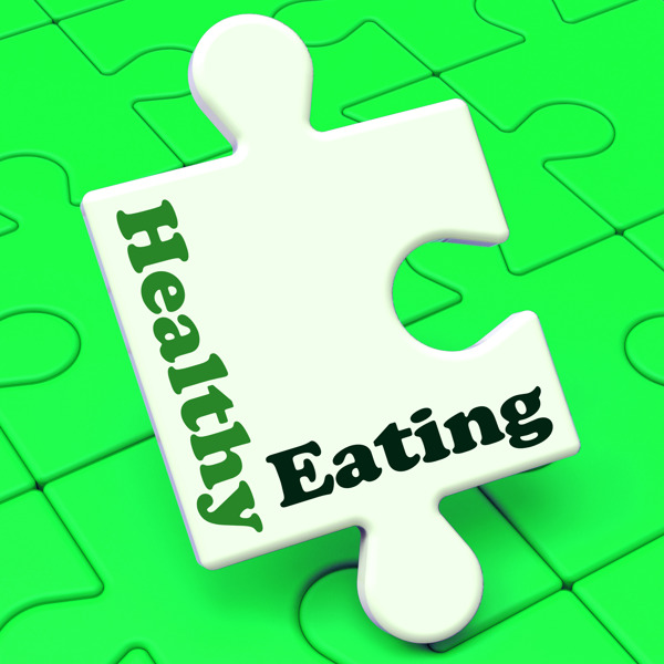 健康的饮食意味着新鲜的营养饮食