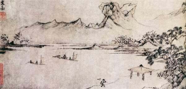 山水图装饰画