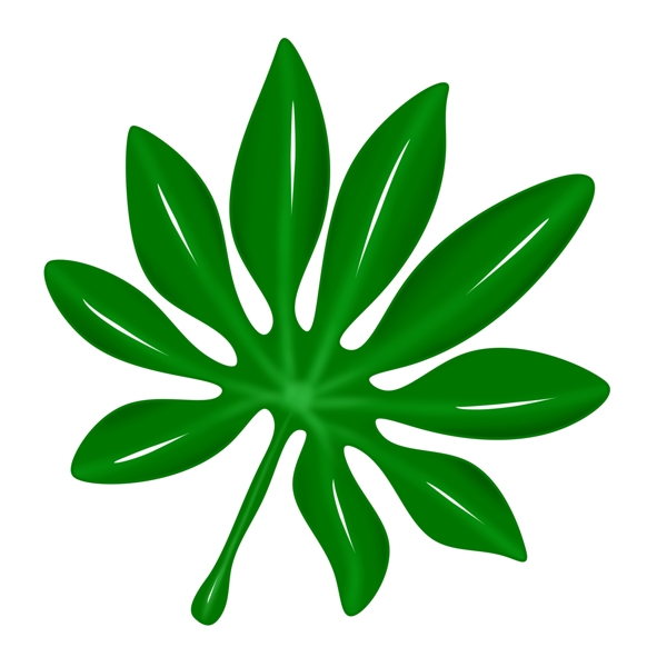 立体热带植物