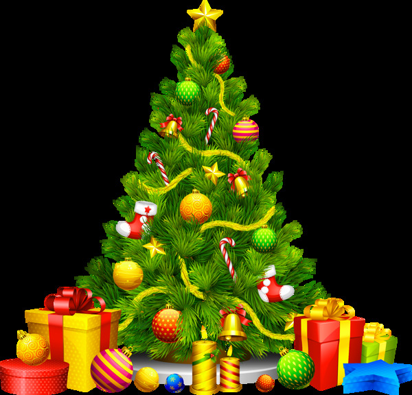 圣诞素材圣诞树免抠png透明图层素材