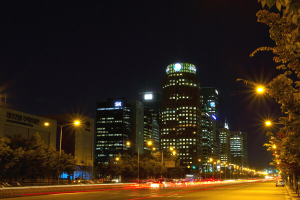 全球首席大百科城市夜景景色建筑灯光繁华都市