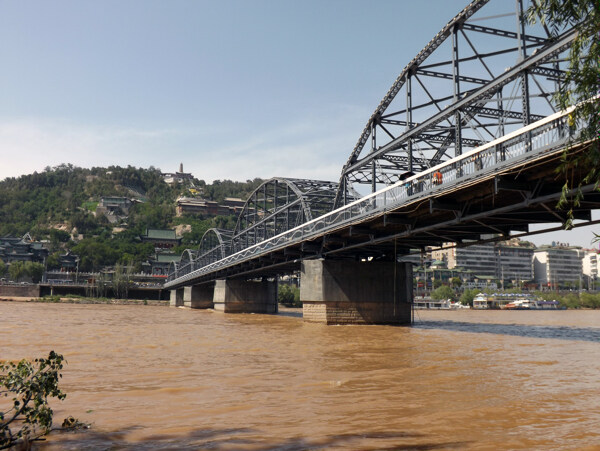 兰州黄河铁桥图片