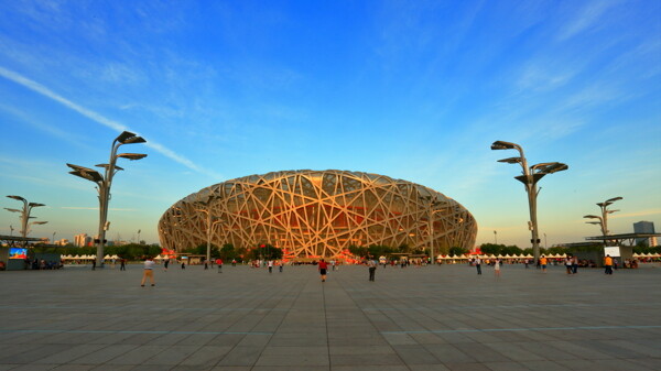北京鸟巢水立方摄影作品