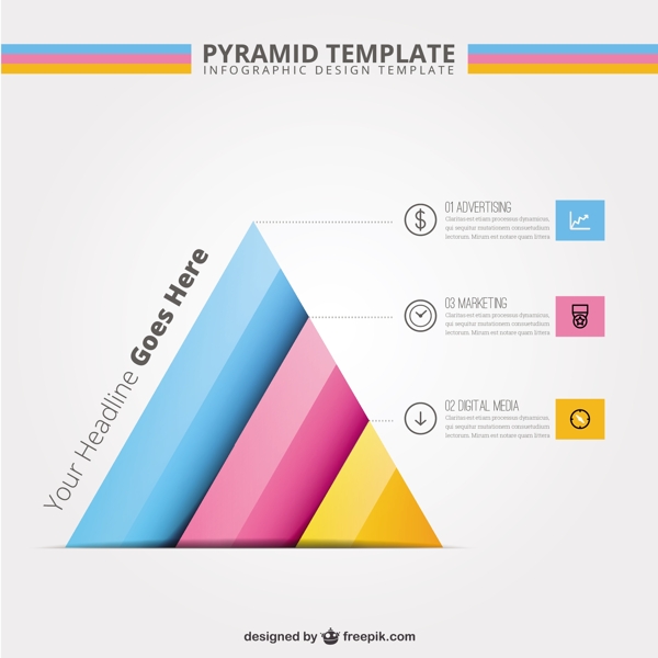 金字塔模板图表