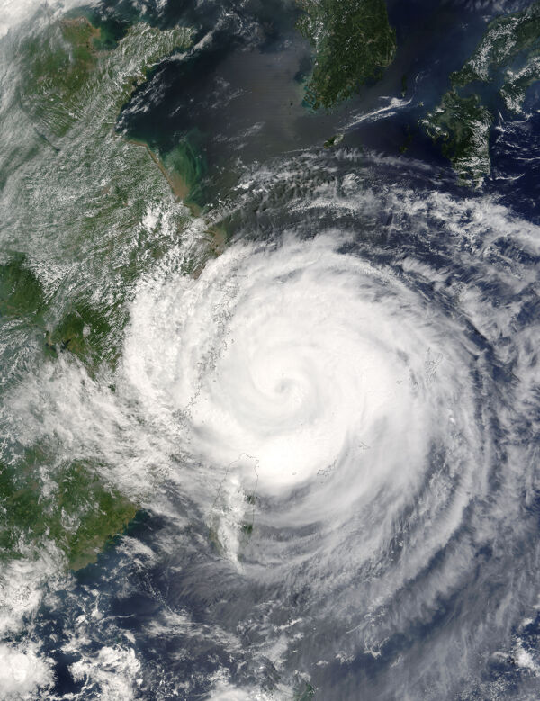 台风卫星云图