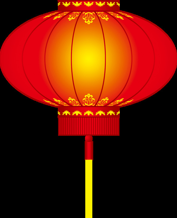 中式传统新年花灯PNG元素