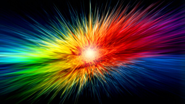 辉煌的色彩爆炸背景JPG