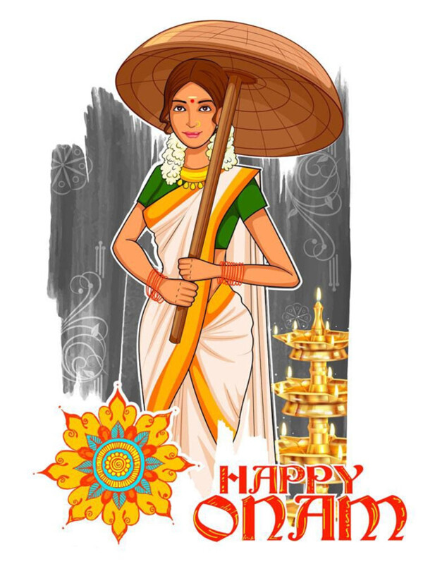 印度快乐的节日海报图片