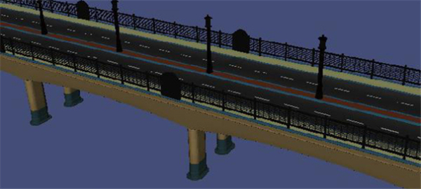 大桥桥梁游戏模型