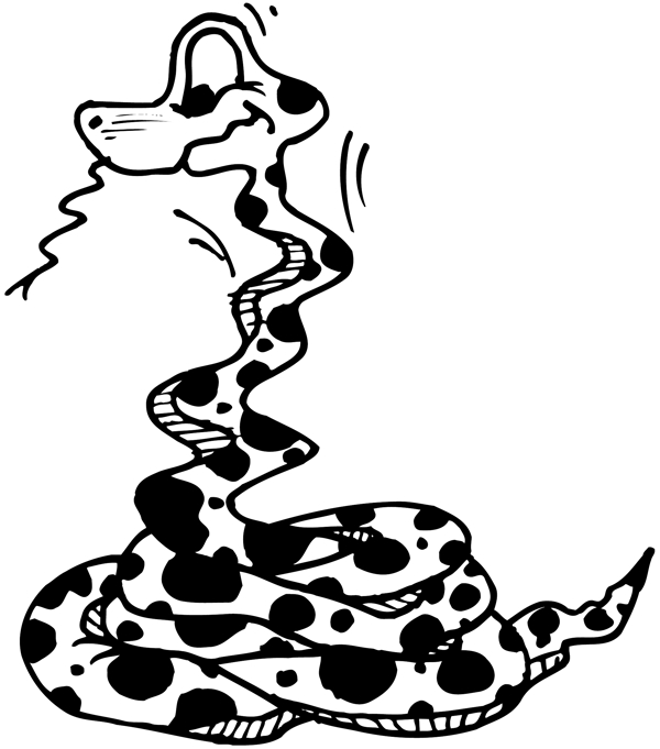 蛇爬行动物矢量素材eps格式0028