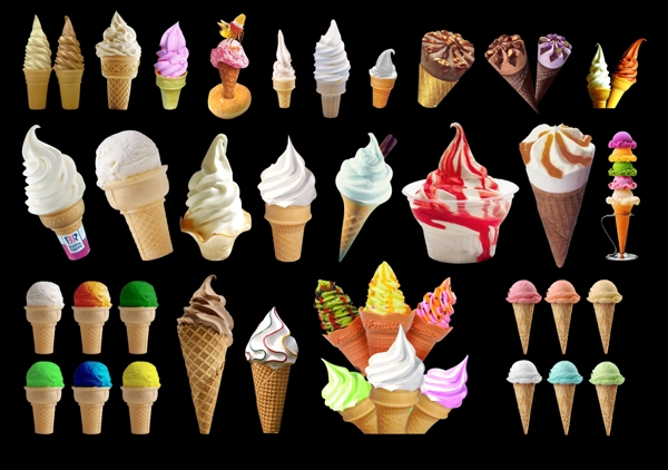 冰淇淋大集合图片