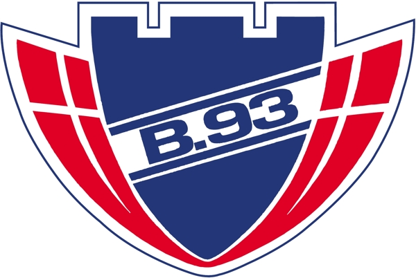 丹麦堡鲁本B93足球俱乐部标志