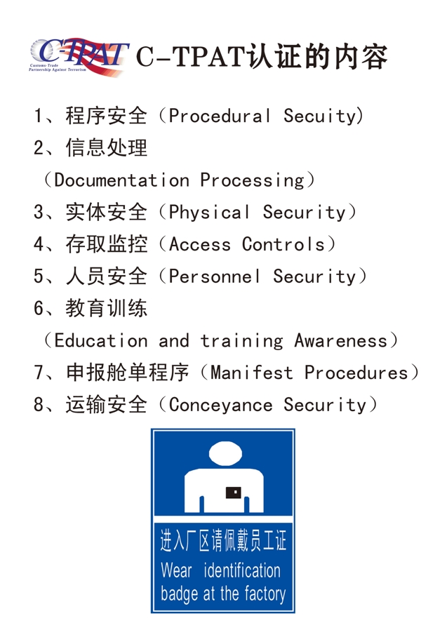 CTPAT认证内容图片