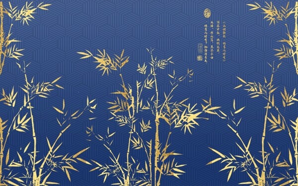 竹子中国风背景图片