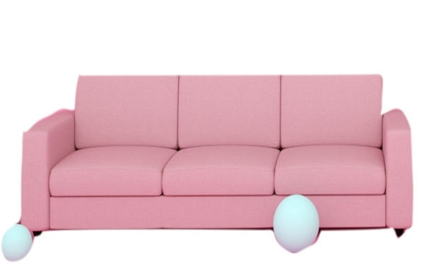 粉色高端实用沙发