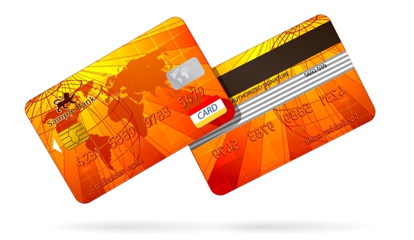 银行信用卡片模板矢量素材