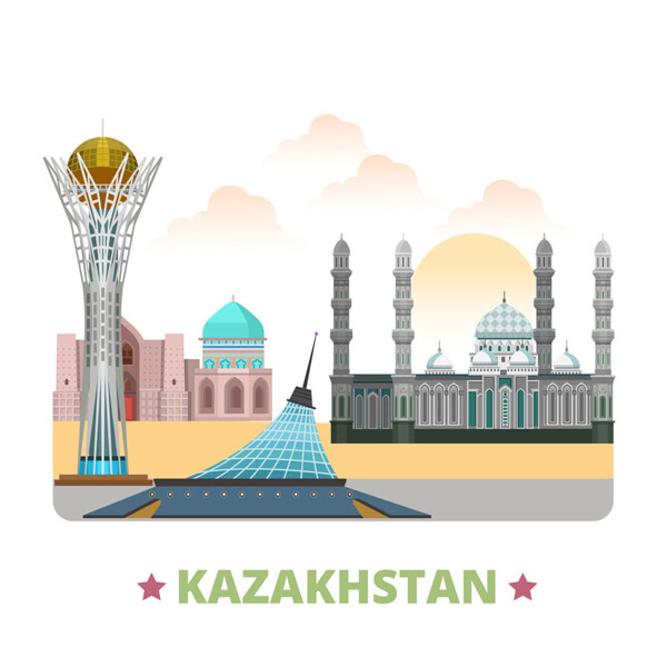 哈萨克斯坦漫画图片