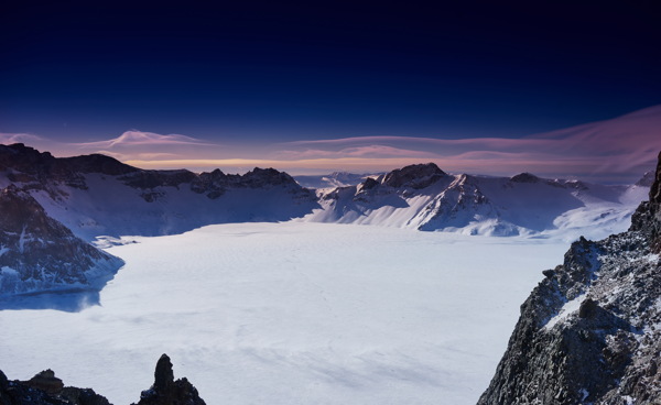 雪山唯美图片