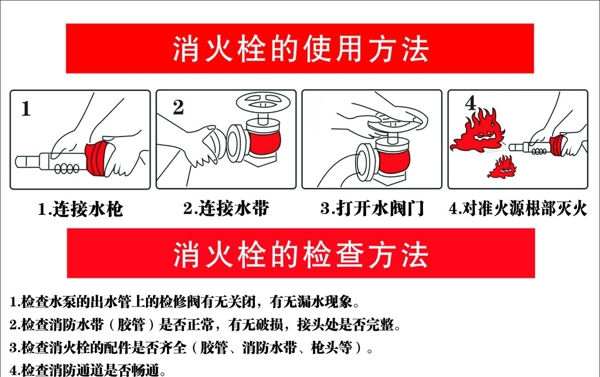 消火栓使用方法