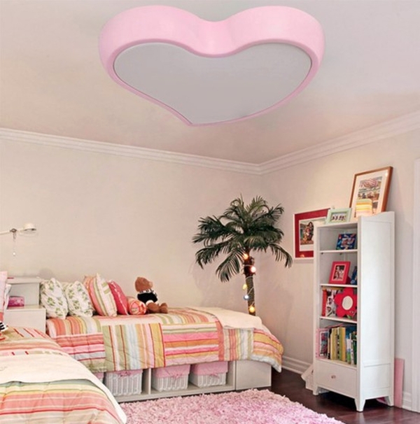 温馨少女系风格卧室吊顶效果图设计