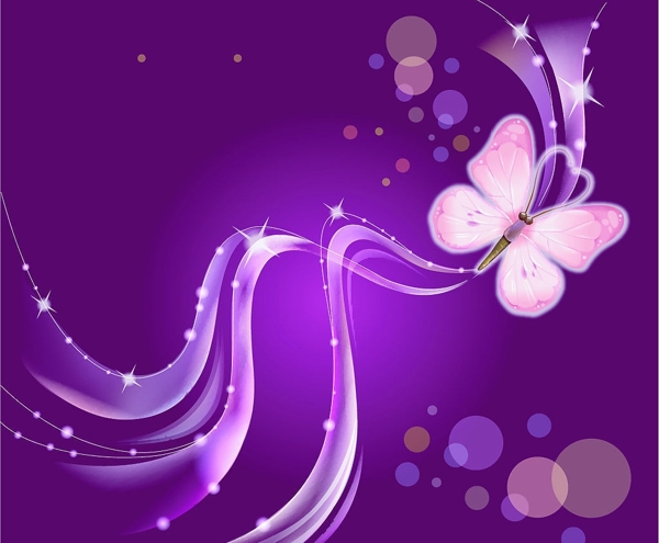 紫色梦幻背景图片