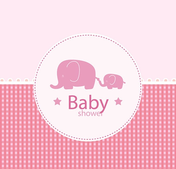 大象母婴儿童宝宝沐浴卡