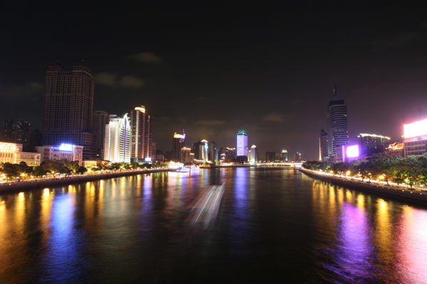 广州夜景珠江图片
