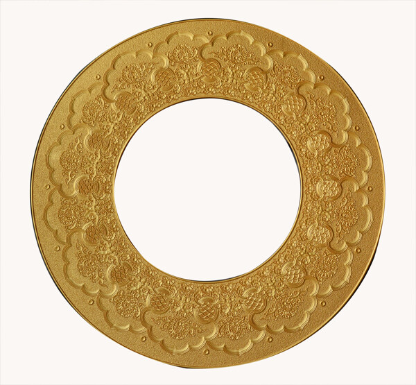 金色成品圆圈天花板