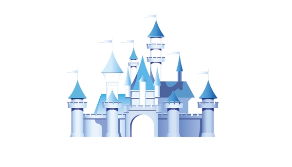 蓝色童话城堡