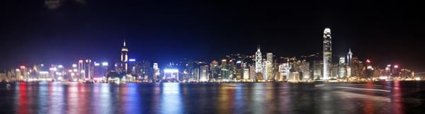 香港超长夜景图片