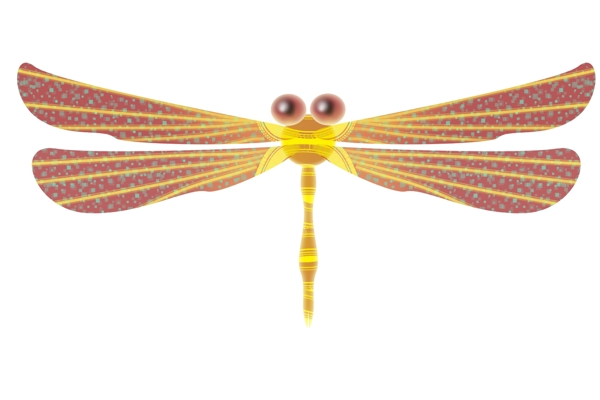 条纹翅膀蜻蜓