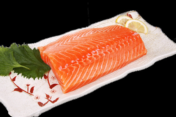 精致方形三文鱼日式料理美食产品实物