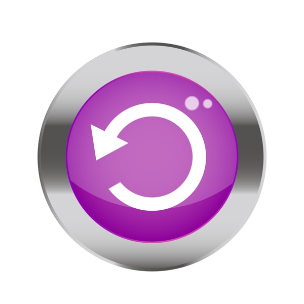 紫色金属旋转按钮