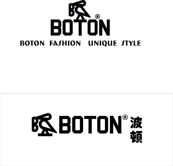 波顿牛仔logo矢量图片